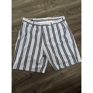 Polo Golf Ralph Lauren Mens Size 38 Blue Striped Shorts Nylon Stretch Wicking